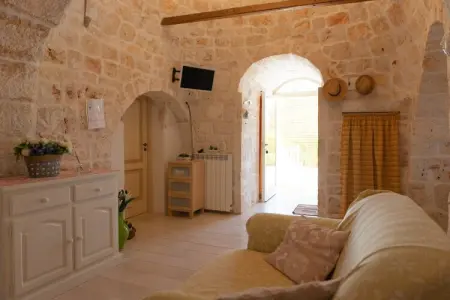 Trullo Filippo Ostuni, Maison de Vacances à Valle d'Itria avec Piscine - Photo 14