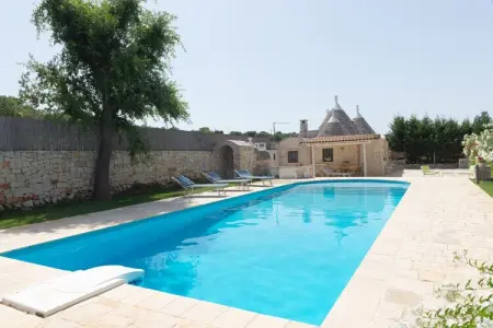 Trullo Filippo Ostuni, Maison de Vacances à Valle d'Itria avec Piscine - Photo 35