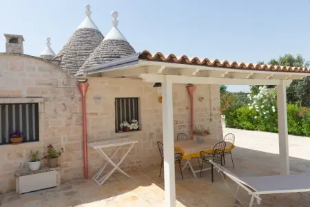 Trullo Filippo Ostuni, Maison de Vacances à Valle d'Itria avec Piscine - Photo 37