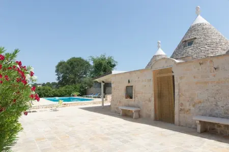 Trullo Filippo Ostuni, Maison de Vacances à Valle d'Itria avec Piscine - Photo 45