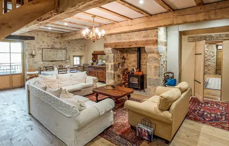 Beautifully renovated barn, Maison 8 personnes à Lunac - Photo 12
