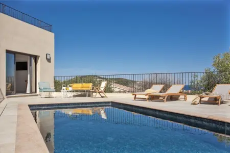 Superbe villa 8 personnes avec piscine et vue mer, Superbe villa avec piscine et vue sur la mer - Photo 9