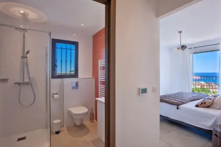Superbe villa 8 personnes avec piscine et vue mer, Superbe villa avec piscine et vue sur la mer - Photo 28