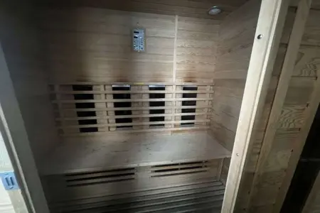 Magnifique maison de vacances pour 10 adultes avec pscine intérieure  Sauna Bains à remous et  Hamam, Maison de vacances à Verviers avec sauna - Photo 23