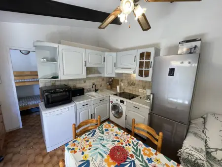 Charmant Pavillon T2 Cabine, 6 Couchages, Cour Privée, Piscine, Parking, Proche Plage - St Cyprien - Photo 5