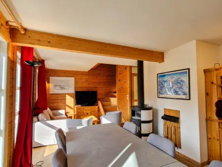 Chalet confortable à Flaine avec poêle et WIFI - Photo 2