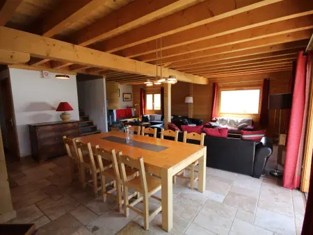 Superbe chalet 12 pers, proche pistes, sauna, animaux, parking - Photo 5