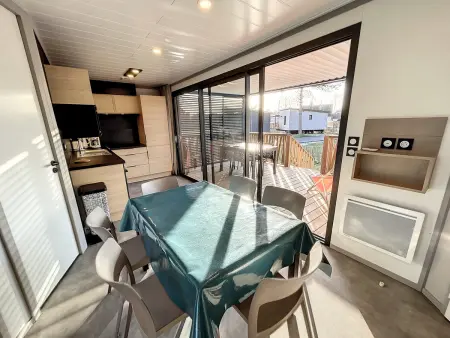 Chalet de standing 6 pers - Piscine chauffée - Proche plage - WIFI - Parking - Terrasse privée - Photo 4