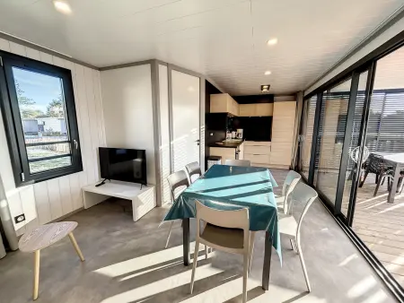 Chalet de standing 6 pers - Piscine chauffée - Proche plage - WIFI - Parking - Terrasse privée - Photo 5