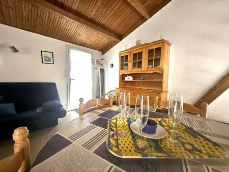 Maison 2 pièces + mezzanine, 4 couchages, piscine chauffée, proche mer, tennis - Bretignolles - Photo 6