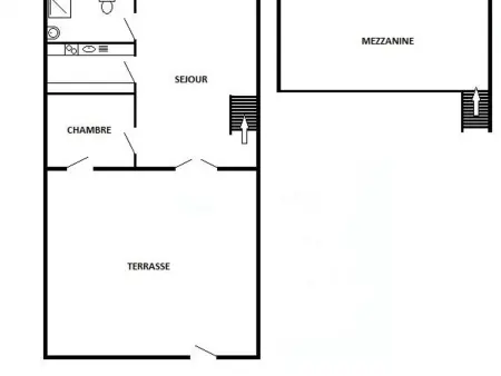 Villa T2 Mezzanine 4 pers avec Parking à La Franqui - Photo 12