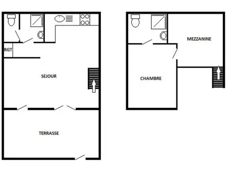 Pavillon 2 Pièces + Mezzanine à Port Leucate, 6 Pers, Parking, Proche Plage - Photo 7