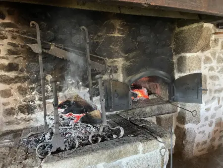 Maison rustique avec cheminée, jardin et animaux admis à Laprugne - Photo 10