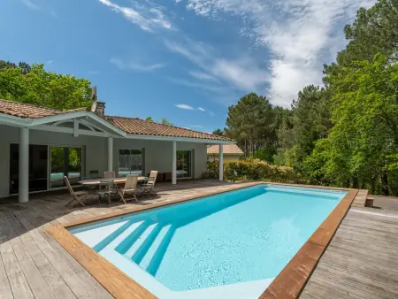 Villa Biscarrosse Golf, 8 pers, piscine chauffée, jardin - Photo 1