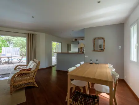 Villa Biscarrosse Golf, 8 pers, piscine chauffée, jardin - Photo 5