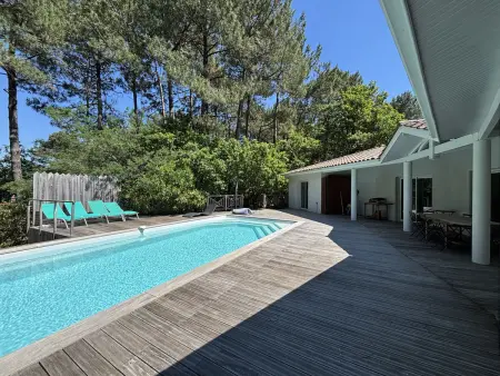 Villa Biscarrosse Golf, 8 pers, piscine chauffée, jardin - Photo 13