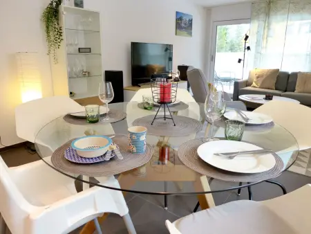Terrasse, Appartement 4 personnes à Kandersteg - Photo 5