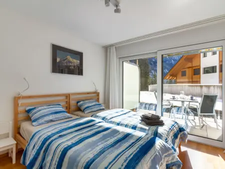 Terrasse, Appartement 4 personnes à Kandersteg - Photo 8