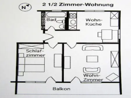 Ferienwohnung WÜEST, Appartement 4 personnes à Scuol - Photo 10
