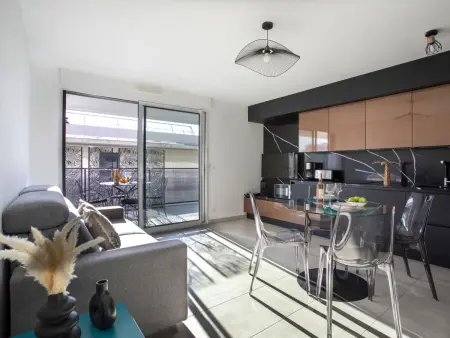 Le Grey Pearl, Appartement 2 personnes à Cagnes sur Mer - Photo 1