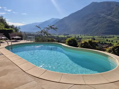 Valley View Pool Apartment, Appartement 5 personnes à Ardenno - Photo 5