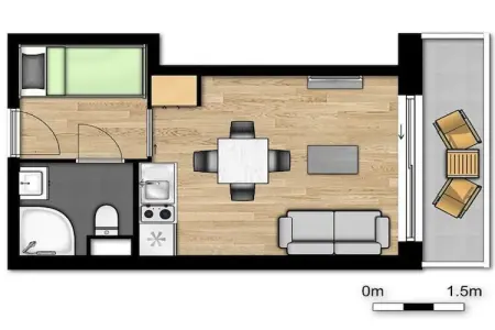 Residence Boulogne sur mer1, Appartement pieds dans l'eau à Boulogne-sur-Mer - Photo 9