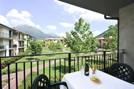 Residence Porto Letizia Porlezza - Palace 1-room 4 pax Lake View Plus P1LP4 8205, Appartement à Porlezza avec vue sur le lac - Photo 19
