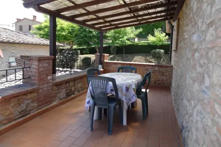 Agri-tourism Casale Giulia, Volterra-App.Typ B Melograno, Mandorlo, Appartement près de Volterra vue panoramique - Photo 9