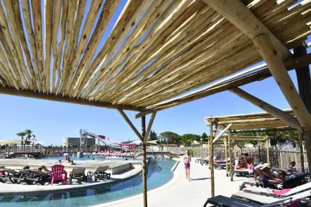 Caravanpark Mas des Lavandes Sérignan-Mobilhome Confort Premium TVclim2ch 6p, Parc aquatique pour enfants à Valras-Plage - Photo 4