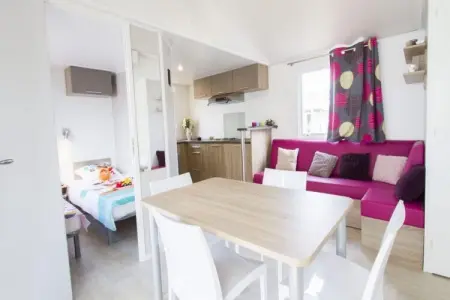Caravanpark Mas des Lavandes Sérignan-Mobilhome Confort Premium TVclim2ch 6p, Parc aquatique pour enfants à Valras-Plage - Photo 5