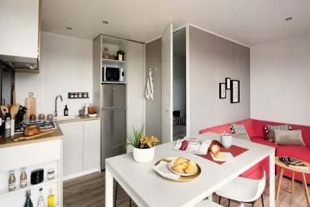 Caravanpark Mas des Lavandes Sérignan-Mobilhome Confort Premium TVclim2ch 6p, Parc aquatique pour enfants à Valras-Plage - Photo 6
