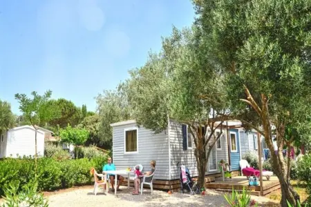 Caravanpark Domaine Sainte Véziane Bessan-Mobilhome Confort 2 chambres 4-6 pers, Mobil-home à Bessan avec terrasse - Photo 11