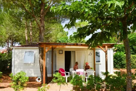 Caravanpark Domaine Sainte Véziane Bessan  Mobilhome Premium 3ch 6p, Mobil-home Bessan avec piscine - Photo 1