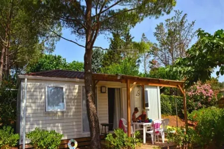 Caravanpark Domaine Sainte Véziane Bessan  Mobilhome Premium 3ch 6p, Mobil-home Bessan avec piscine - Photo 10