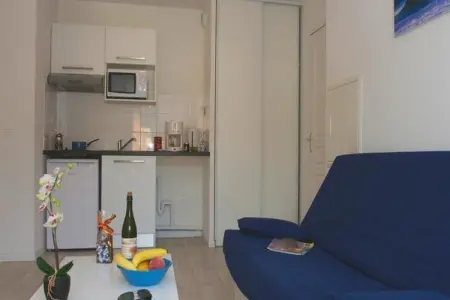 Residence Les Isles de Sola Grandcamp // T2 BALCON / 2 pcs 30 à 50 m2 T2 AVEC balcon ou terrasse, Séjour côtier avec piscine à Grandcamp - Photo 11