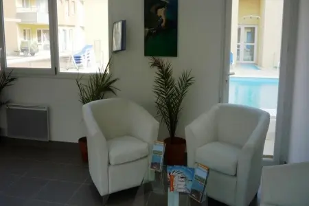 Residence Les Isles de Sola Grandcamp // T2 BALCON / 2 pcs 30 à 50 m2 T2 AVEC balcon ou terrasse, Séjour côtier avec piscine à Grandcamp - Photo 24