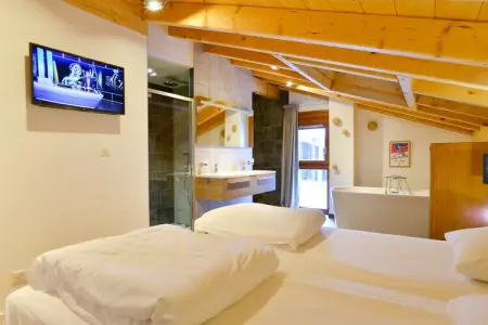 Penthouse 8p., Chalet dans les Alpes près du lac Léman - Photo 21