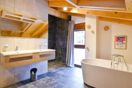 Penthouse 8p., Chalet dans les Alpes près du lac Léman - Photo 27