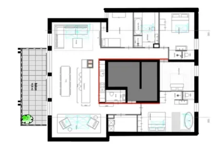 Penthouse 8p., Chalet dans les Alpes près du lac Léman - Photo 52