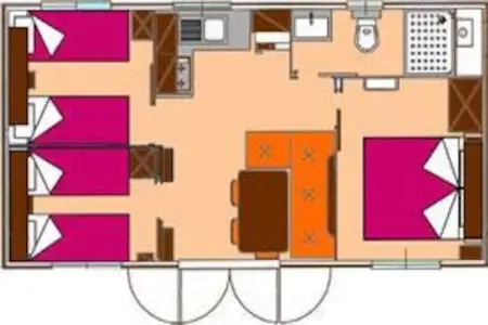 Holiday park Bella Italia, Peschiera-Girasole Suite MH H, Mobil-home dans le parc de vacances Bella italia - Photo 9
