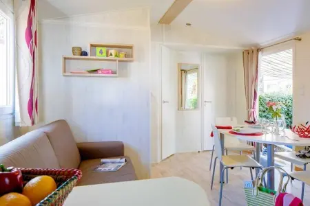 Camping L'Air Marin Vias-Plage  Mobilhome MEXICO 2CH, Mobil-home Vias pour 6 personnes avec piscine - Photo 4
