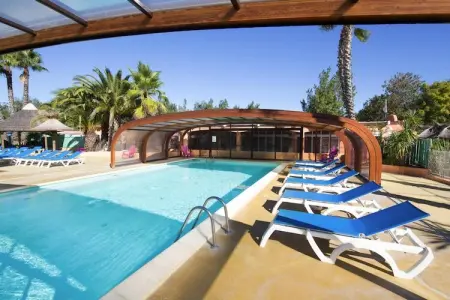 Camping L'Air Marin Vias-Plage  Mobilhome MEXICO 2CH, Mobil-home Vias pour 6 personnes avec piscine - Photo 17