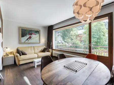 Studio confortable au centre de Megève avec balcon et parking - Photo 1