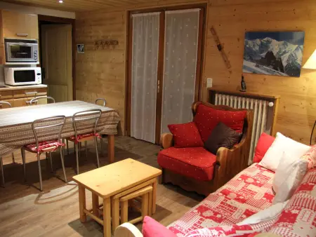 Appartement 2 chambres près des pistes avec terrasse et garage à La Clusaz - Photo 1