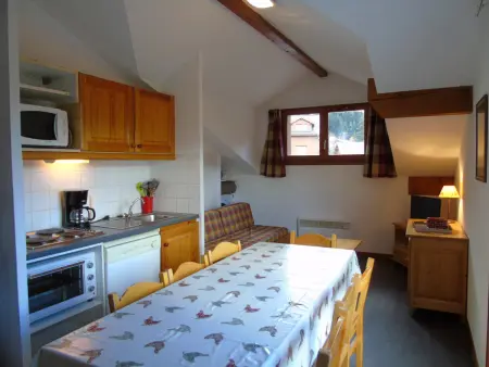 Appartement Valfréjus 8 pers, cuisine équipée, 2 sdb, animaux admis - Photo 1