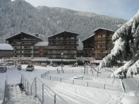 Charmant studio rénové, proche télécabine, balcon sud, animaux acceptés, draps inclus, casier à ski - Photo 7