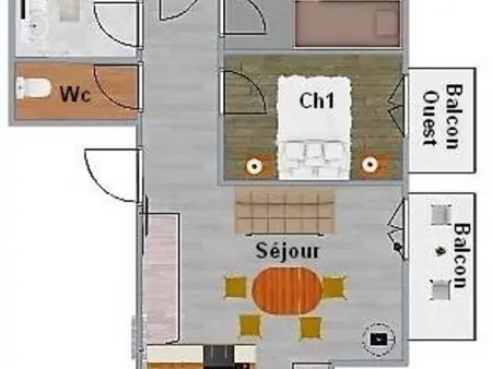 Appart. central 6/7 pers. à Bagnères-de-Luchon avec parking et animaux admis - Photo 12