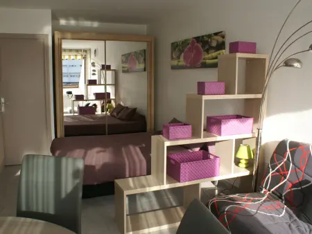 Appartement climatisé 4 personnes, terrasse sud, parking, Héliopolis - Photo 9