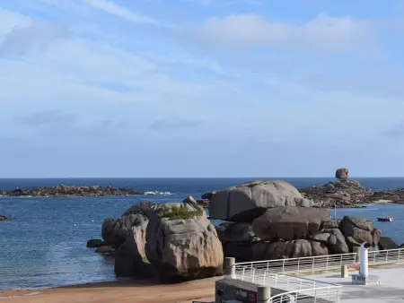 Superbe appartement avec vue mer et parking à Trégastel - Photo 15