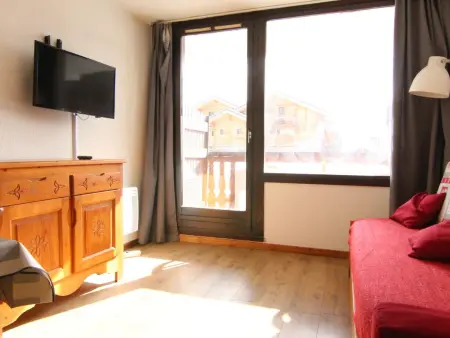 Studio 5 pers. lumineux à 100m des pistes avec balcon, casier à skis et animaux acceptés - Photo 5